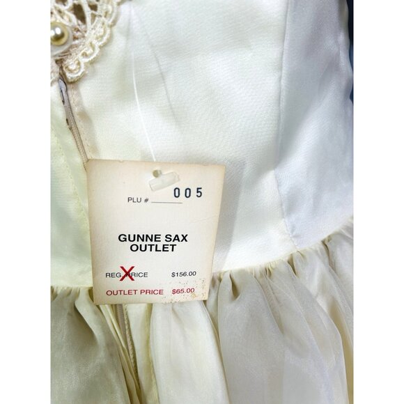 Vintage NWT Jessica McClintock Romantic Renaissance Bridal Dress Victorian 9/10 - Picture 15 of 16